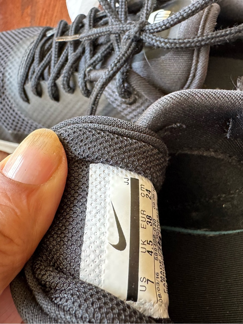 Nike Women’s  Black Athletic Sneakers